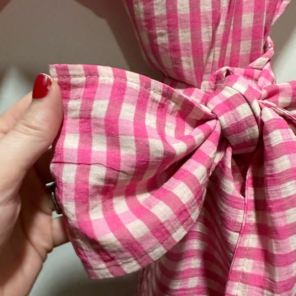 Caron Callahan gingham wrap top. - Picture 2 of 7